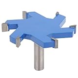 【Pratique】 Le foret de toupie à tige de 12 mm a une finition soignée, avec une grande praticabilité, accessoire important pour le travail du bois.