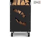 Zoom IMG-2 mohome carrello portalegna da interno Zoom IMG-2 mohome carrello portalegna da interno