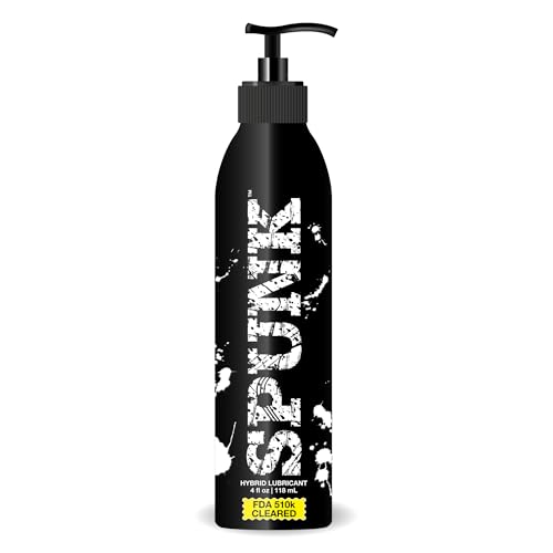 SPUNK Lube Hybrid Personal Lubricant - Water & Silicone Based Safe for Toys & Condoms 4 Fl Oz (118 mL)