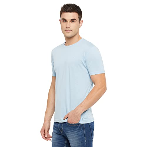 Image of Orewa by OKANE Men's Solid Round Neck Cotton T-Shirt (Pack of 2)