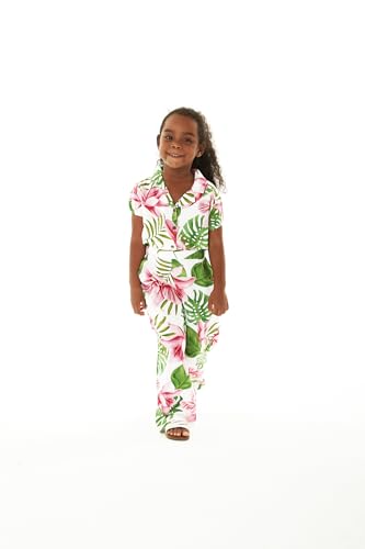 Image of Hawaii Hangover Family Matching Hawaiian Clothes, Lotus & Orchid | Family matching Hawaiian outfits, Lotus & Orchid, lightweight rayon, machine washable, tropical floral print, luaus, cruises