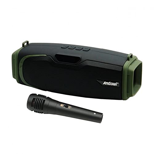 Deals-CASSA BLUETOOTH PORTATILE KARAOKE CON MICROFONO ANDOWL Q-YX600