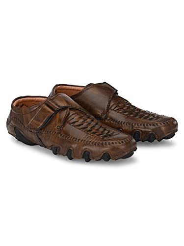 Big Fox Men's Ethnic Footwear Perforated 4 Roman Sandals