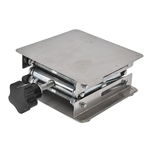 Support élévateur de laboratoire extensible en acier inoxydable