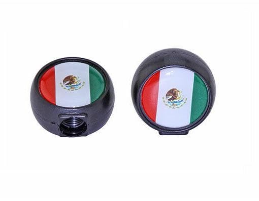 Tapas de válvula para bicicleta con bandera de México, tapones para válvula para llantas de bicicleta. Piezas para bicicleta. miniatura 1