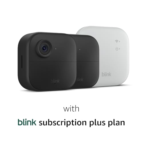 Image of Blink Outdoor 4 XR + 1-Year Subscription - Wireless smart security camera, two-year battery life, extended range. Sync Module XR included - 2 camera system
