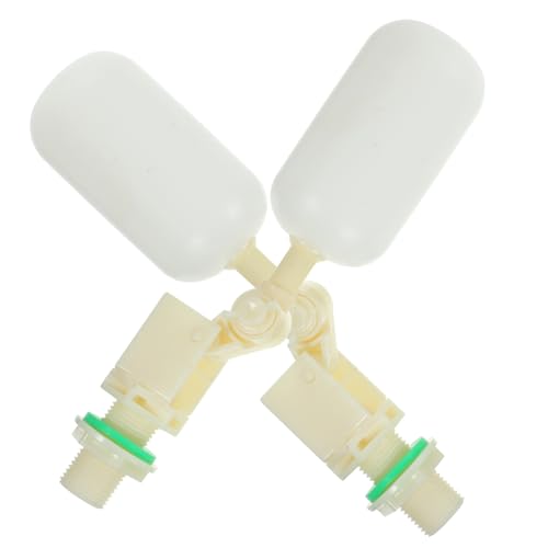 Válvula de flotador automática de plástico resistente para control de agua, 2 uds