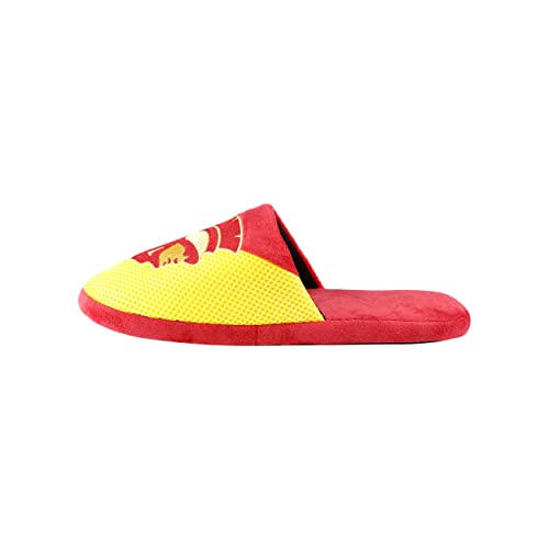 Image of FOCO Oklahoma Sooners NCAA Mens Team Logo Staycation Slippers
