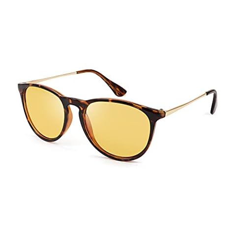 Karsaer Night Vision Driving Glasses Polarized Anti-glare Clear Sunglasses Women Men Cover