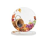 Juego de 6 posavasos de diatomita absorbentes de cosecha de otoño, de secado rápido, para bebidas, tazas redondas, para mesa, bar, decoración del hogar