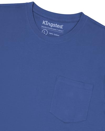 Image of Kingsted Pocket T-Shirts for Men - Super Soft & Comfy 100% Cotton Shirts
