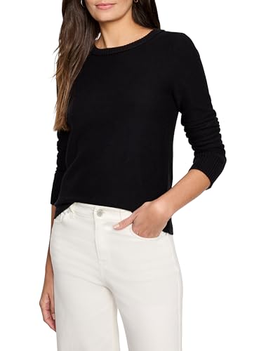 NIC+ZOE Women's Baby Garter Crew Neck Sweater2
