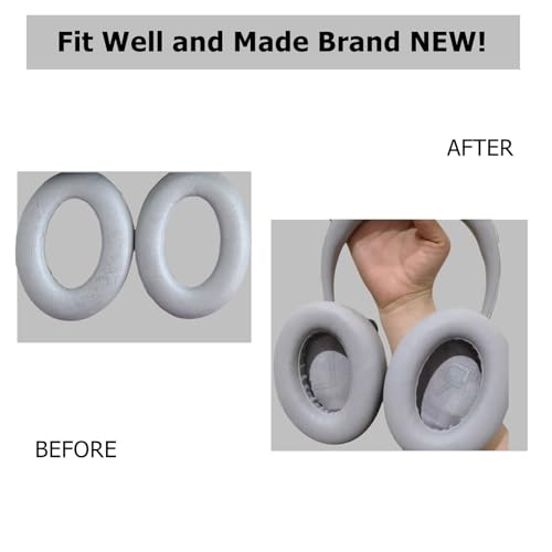 Replacement Ear Pads Cushions, Earpads Cover for Bose 700 Noise-Cancelling NC700 Over Ear Headphones (Grey)