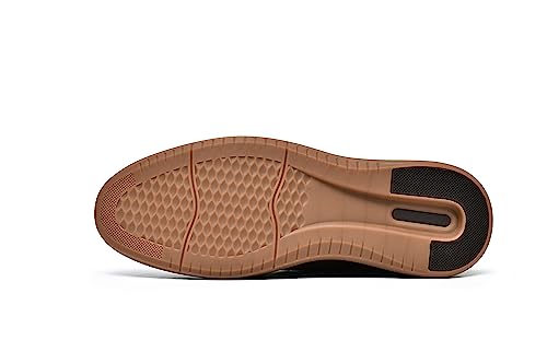 Arkbird Mens Casual Dress Shoes Mens Dress Sneakers Leather Shoes Business Casual Shoes Men Brown Shoes4