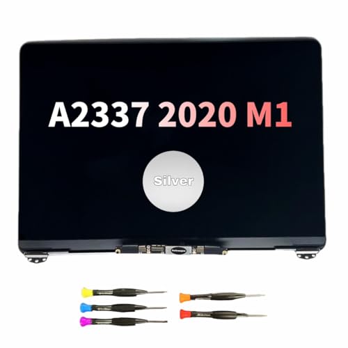 Image of Replacement 13.3 inch Laptop LCD Display Assembly for MacBook Air Retina M1 A2337 EMC 3598 MGN63 MGN73(Silver)