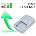 CB-2LY CB-2LYE Quick Battery Charger Compatible with Canon: for NB-6L NB-6LH Battery PowerShot D10 D20 D30 S90 S95 S120 S200 SD770 is SD980 is SD1200 is SD1300 is SD3500 is SD4000 is Elph 500 HS