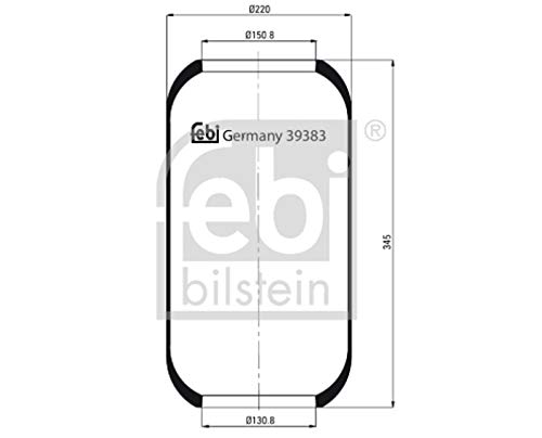 Air fuelle Febi Bilstein 39383 de suspension para camion y autobus