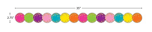 Image of Teacher Confetti Circles Die-Cut Border Trim