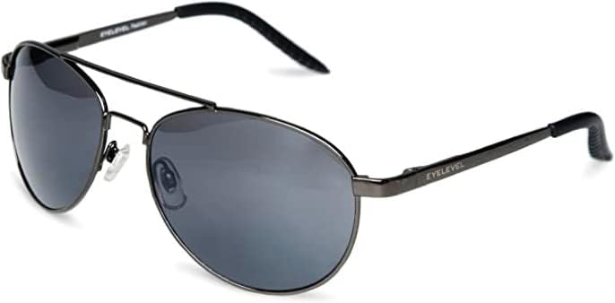 EyelevelCommander Grey Unisex Pilot Style Sunglasses, One Size, Grey, One size