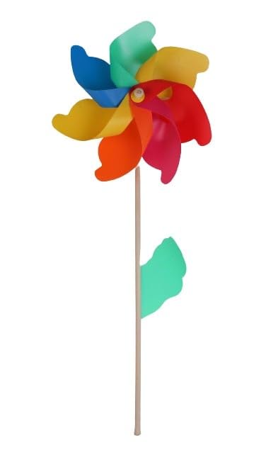 TrendLine Windrad Regenbogen Ø ca. 42cm Windspiel Gartenstecker...
