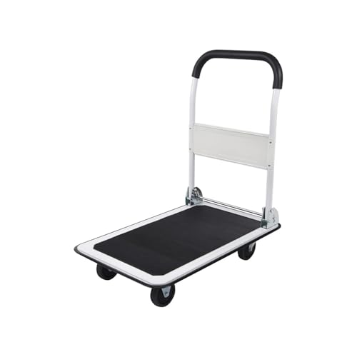 Carretilla plegable con 4 ruedas para uso doméstico miniatura 1