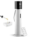 HZCYS【UV除菌ライト 大容量13L 加熱機能】EN62471光生物安全試験済｜ISO17025認定ラボ検証｜加湿器 タワー型 上から給水 超音波式 380ml/h 45畳 湿度センサー付き 3段階加湿調整 静音 空焚き防止機能 睡眠モード アロマ対応 大型加湿器 水漏れ防止 LED表示 乾燥対策 お手入れ簡単 持ち運び便利 リビング 家庭 寝室 オフィス 学校