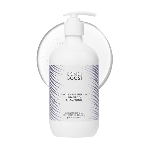 BondiBoost Thickening Therapy Volumising Shampoo - Sulphate-Free, Aloe-Based Formula with Hyaluronic Acid & Biotin for Instant Volume & Density - Vegan & Cruelty-Free, 300ml