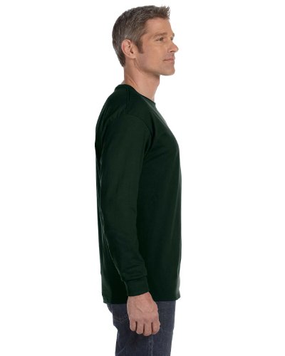 Image of Hanes Mens 6.1 oz. Tagless ComfortSoft Long-Sleeve T-Shirt (5586)