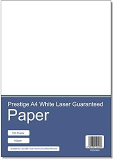 Prestige Quality Multipurpose A4 80g Office Printer Copy Copier Paper White (100)