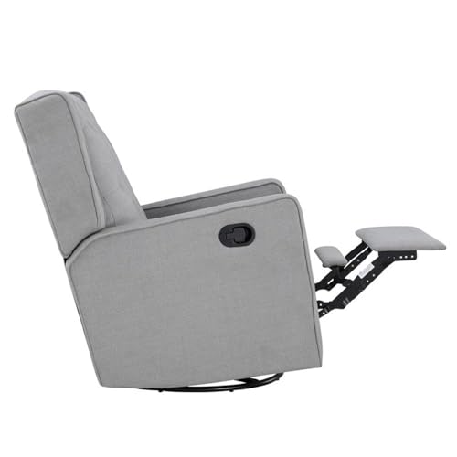 Sillón reclinable tapizado gris tejido miniatura 7