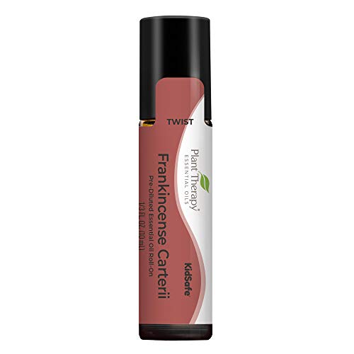 Plant Therapy Frankincense Carterii Essential Oil 100% Pure, Pre-Diluted Roll-On, Natural Aromatherapy, Therapeutic Grade 10 mL (1/3 oz)