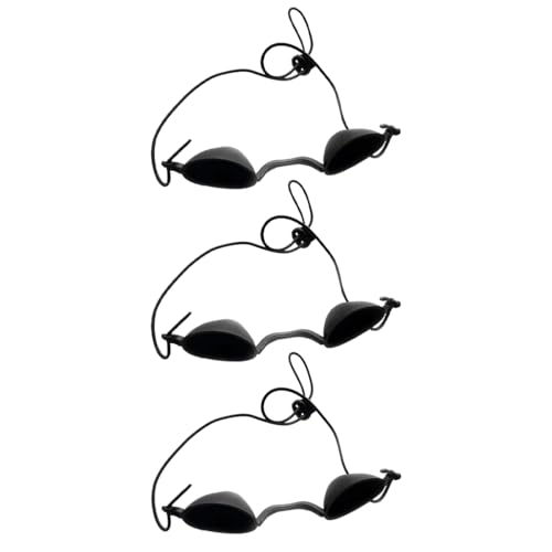 SGERUFZ Gafas de Solárium, 3uds Gafas de Protección UV, Gafas de