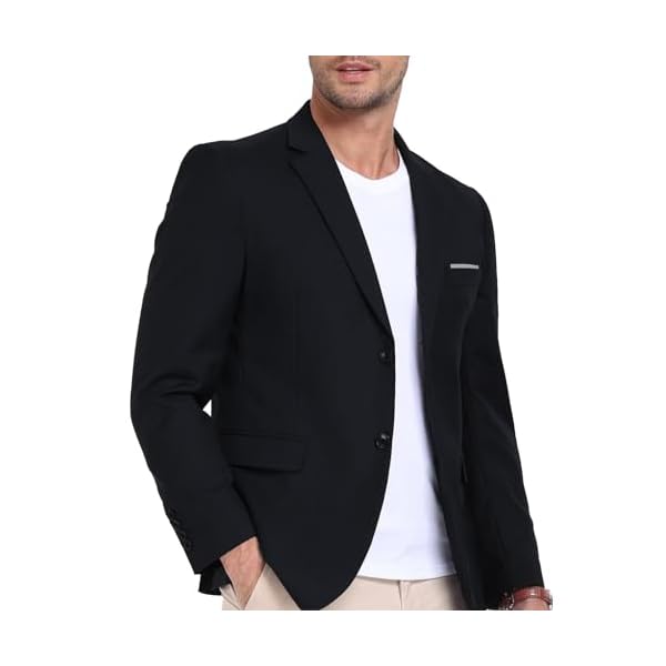 AIBUYTA Mens Suit Jacket Slim Fit Blazer for Men Business Suit Blazer Lightweight Casual Sport Coats for Daily Summer Wedding