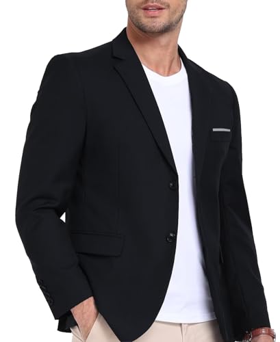 Mens Suit Jacket Slim Fit Blazer for Men Business Suit Blazer Lightweight Casual Sport Coats for Daily Summer Wedding