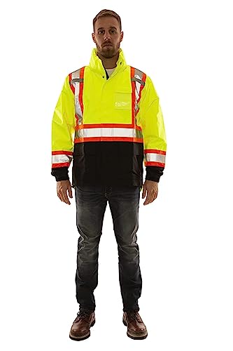 TINGLEY Icon X-Back High Visibility Jacket with Detachable Hood3