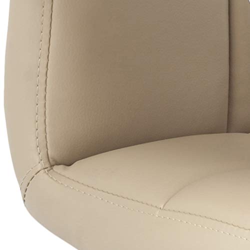 DUHOME Bar Stool WY-451 Adjustable Swivel with Backrest Set of 2 Barstools (Cappuccino)