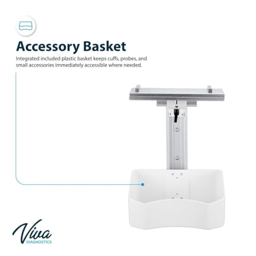 VivaDiagnostics Wall Mount Vital Signs Monitor Bracket (Monitor NOT Included) - Thumbnail 5