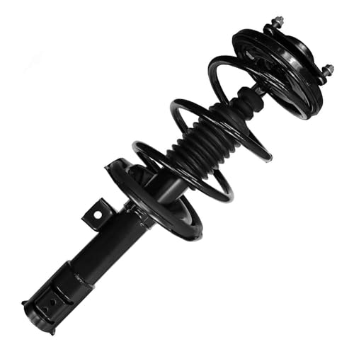 Image of Detroit Axle - 4pc Suspension Kit for 2008-2011 Mitsubishi Lancer, 2 Struts with Coil Spring 4 Front Rear Sway Bar Links 2009 2010 Replacement