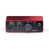 Focusrite Scarlett Solo 第4世代 USBオーディオインターフェース ギタリスト、ボーカリスト、プロデューサー用 高忠実度 スタジオ品質録音 録音に必要なすべてのソフトウェア