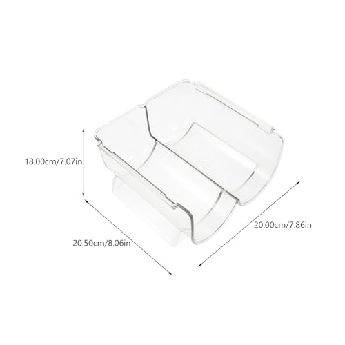 Soporte apilable acrílico para botellas de vino 2 pcs miniatura 2