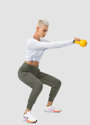 Image of Soothfeel Women's Joggers with Zipper Pockets High Waisted Athletic Workout Yoga Pants Joggers for Women