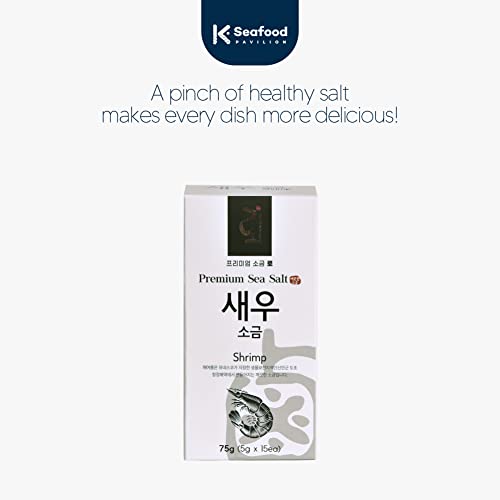 Sal marina mineral Lo sabor camarón 3.2oz pack 15 miniatura 2