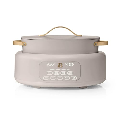 Beautiful 10-in-1 Electric Multi-Cooker, 6-QT Capacity, 7 Preset Functions, Saute,