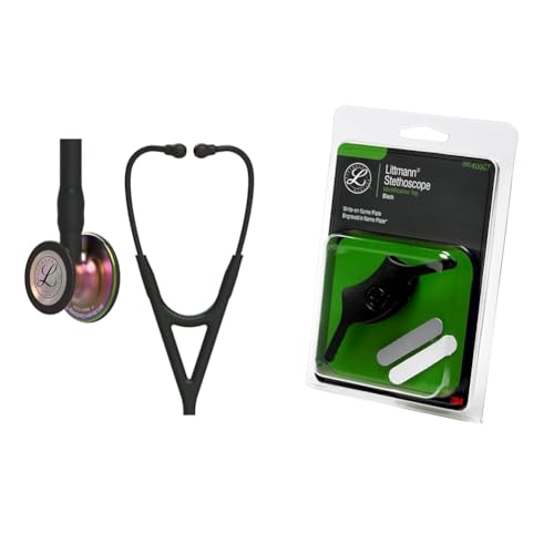 3M Littmann 617 Cardiology IV Stethoscope, Mirror-Finish Chestpiece and Stem, Burgundy Tube, Stainless Headset, 27'