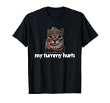 Mon ventre fait mal, mème drôle de chat T-Shirt