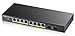 Produktbild Zyxel 8-Port Gigabit Web / Smart Managed PoE+ Switch mit einem Budget von 77 Watt - Design ohne Lüfter und zwei SFP-Ports [GS1900-10HP]