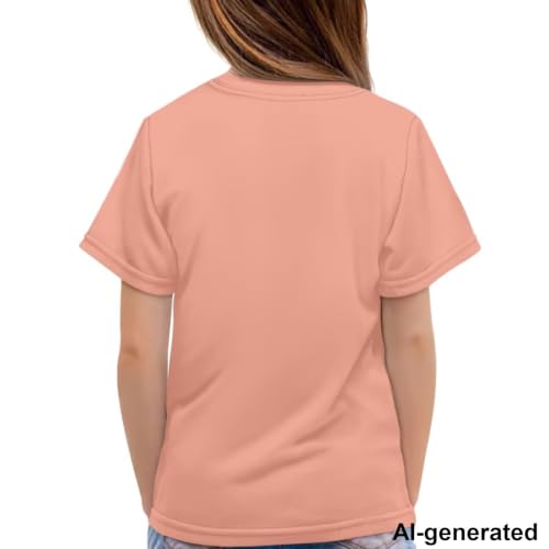 Image of Novelty 3D Graphic T Shirts for Kids Crew Neck Funny Animal Print Short Sleeve Girls Tshirts 3-16 Years