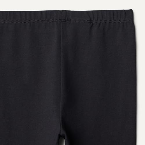 Image of Amazon Essentials Girls' Cotton Stretch Leggings, Multipacks