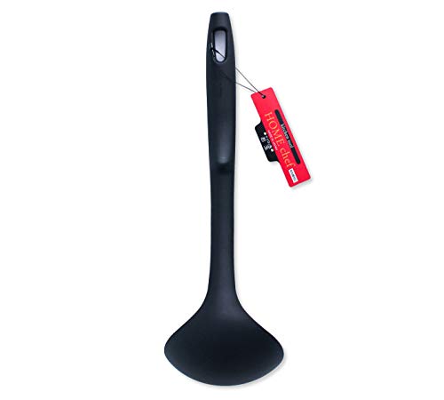 Light and Durable Nylon Ladle, Dishwasher Safe, Made in Japan (Black) - Thumbnail 2