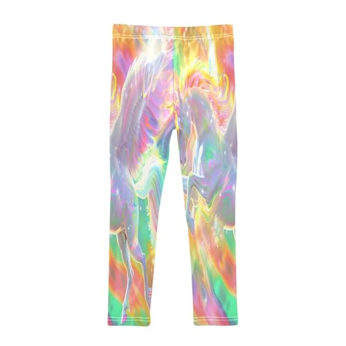 Toddler Girls Leggings Printed Yoga Pants Leggings Rainbow Swings Unicorn for Kids2